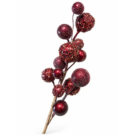 Burgundy ball assorted sizes