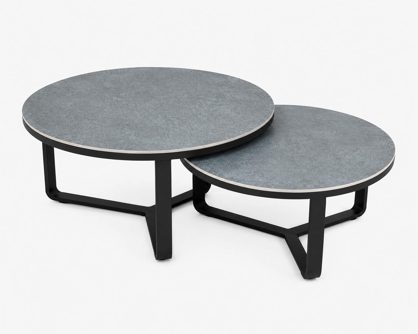 Blue shade Porcelain coffee table