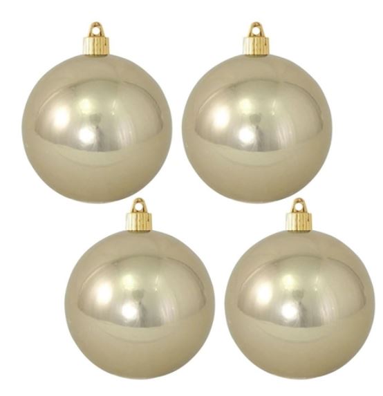 10cm/4pcs Ball champagne pack