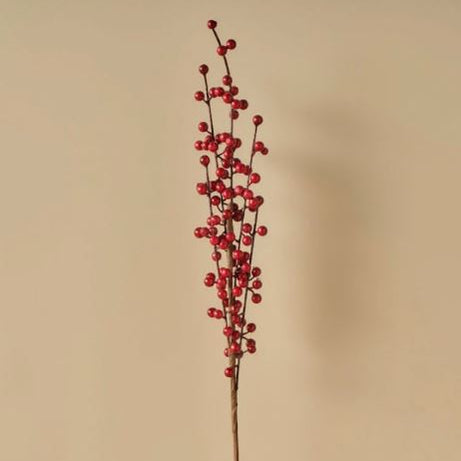 Small Red Cherry Decorative Branch