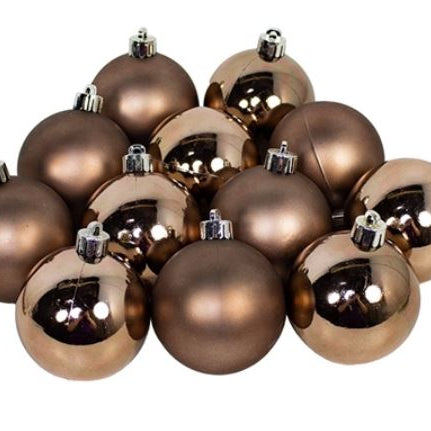 6cm/12pcs Ball bronze pack
