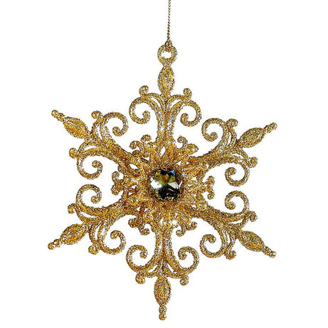 Christmas tree ornament, Reuben Star, gold, 14 cm