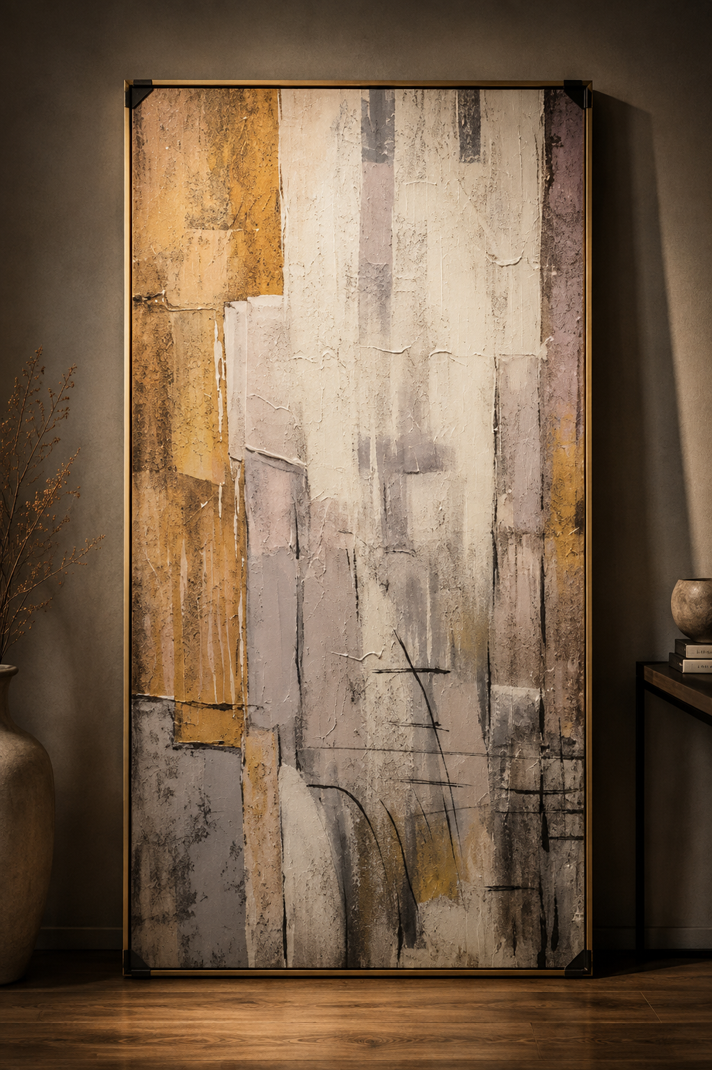scratched painting 140x70