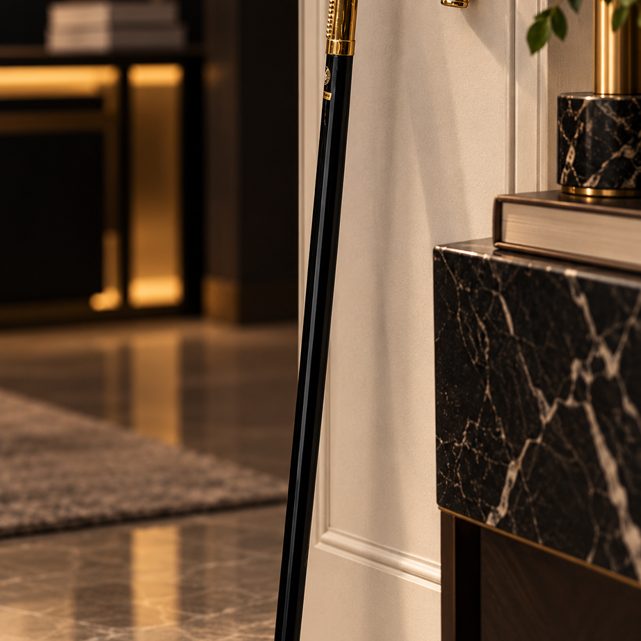 Luxury gold curve stick