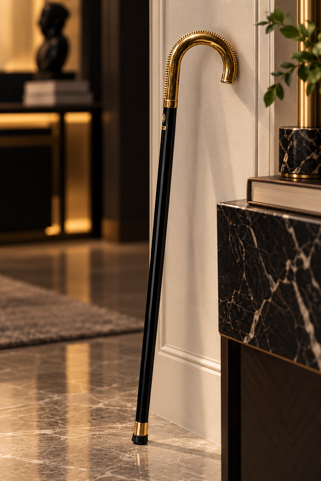 Luxury gold curve stick