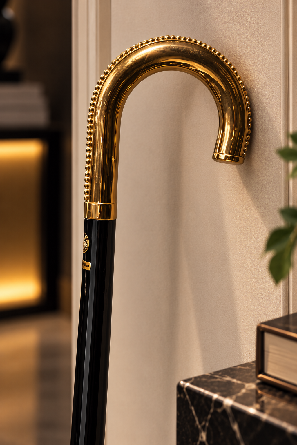 Luxury gold curve stick