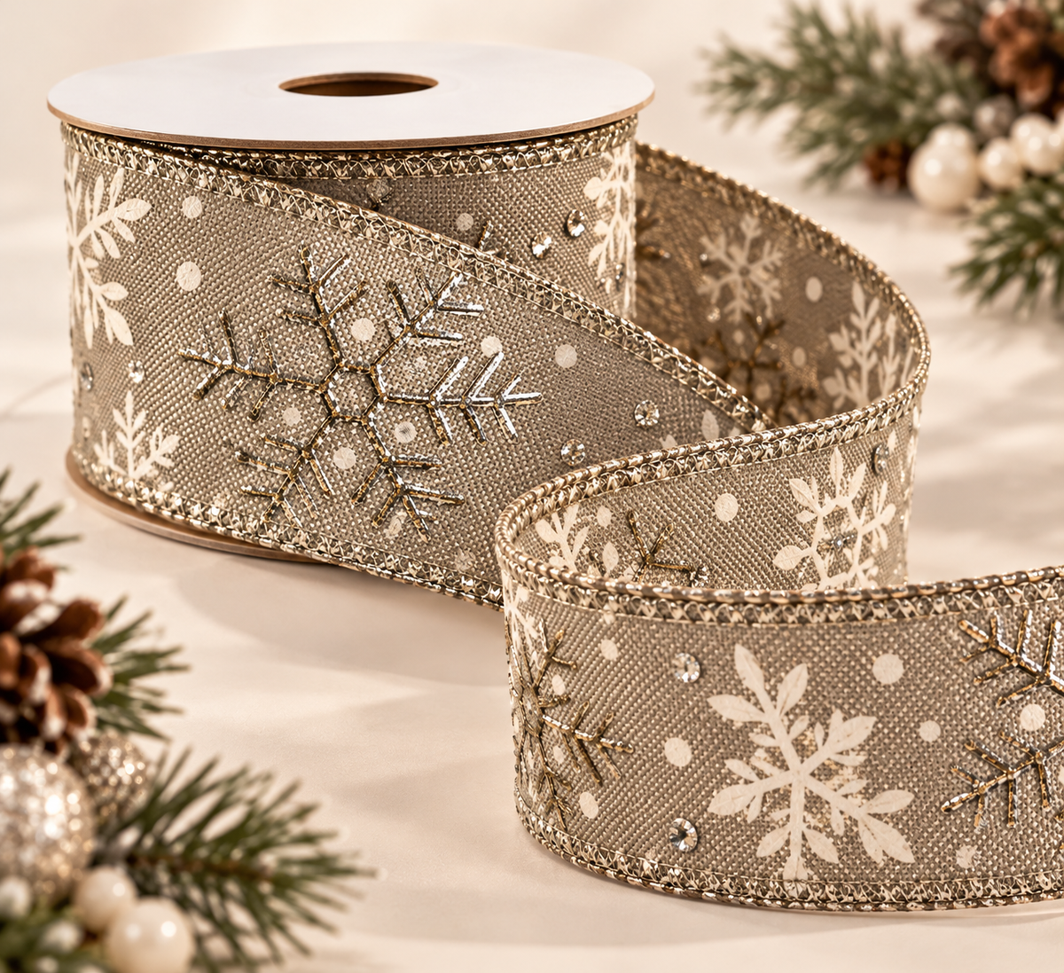 Ribbon metallic flakes (silver)