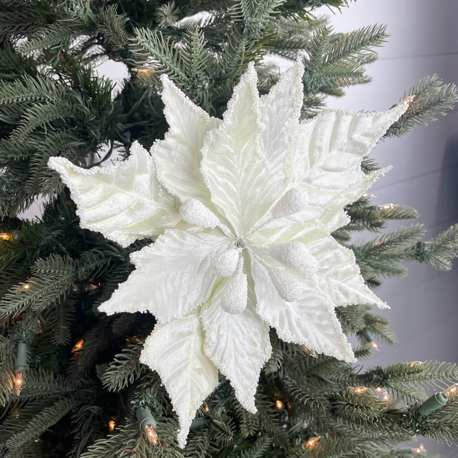 White Winter Decorative Flower
