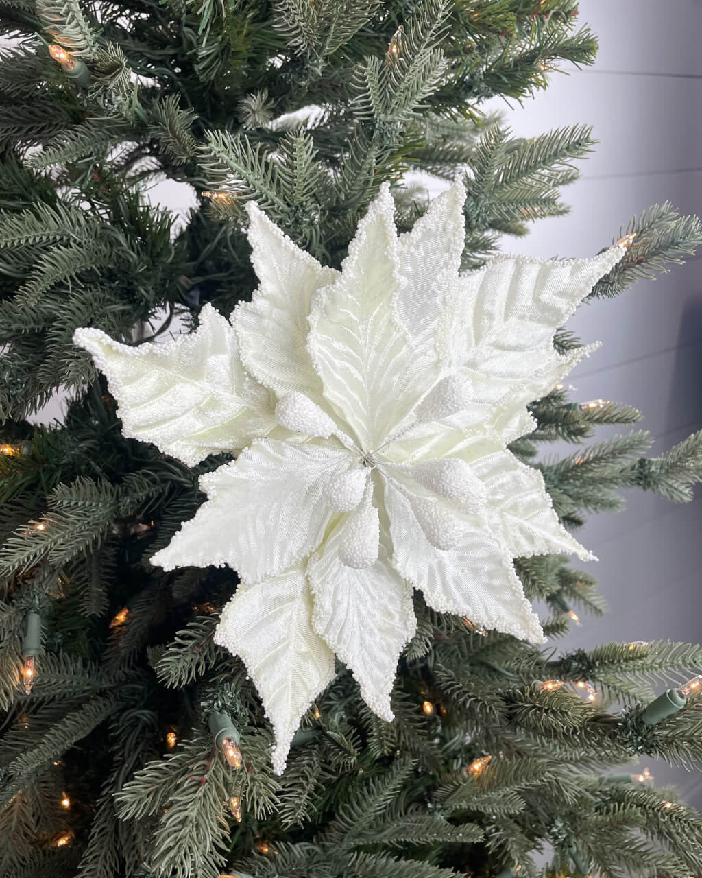 White Winter Decorative Flower