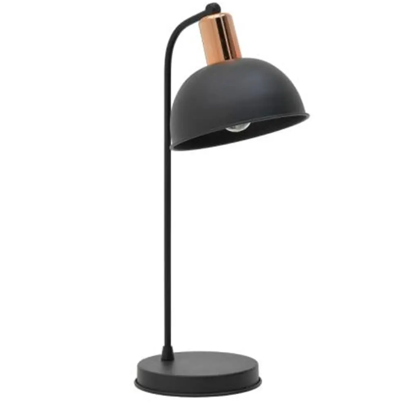 Metallic bronze desk lamp