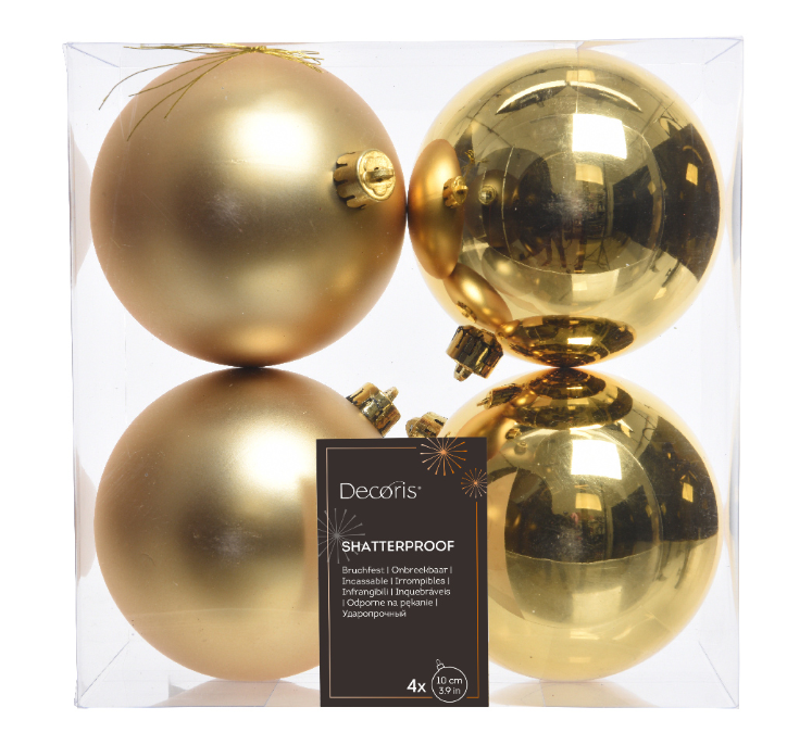 Bubble shatterproof 10cm gold