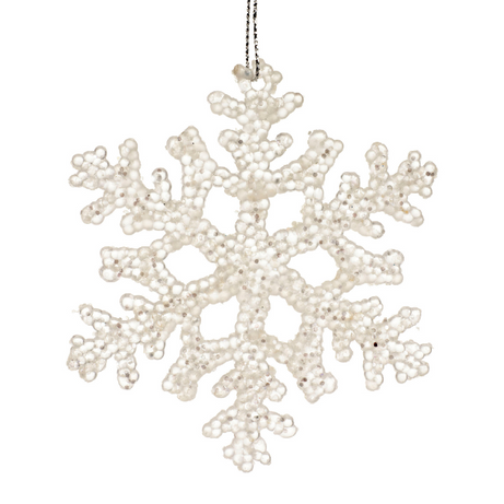 Snowflake plastic glitter 3ass