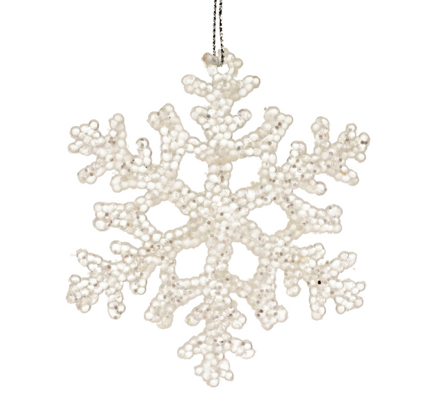 Snowflake plastic glitter 3ass