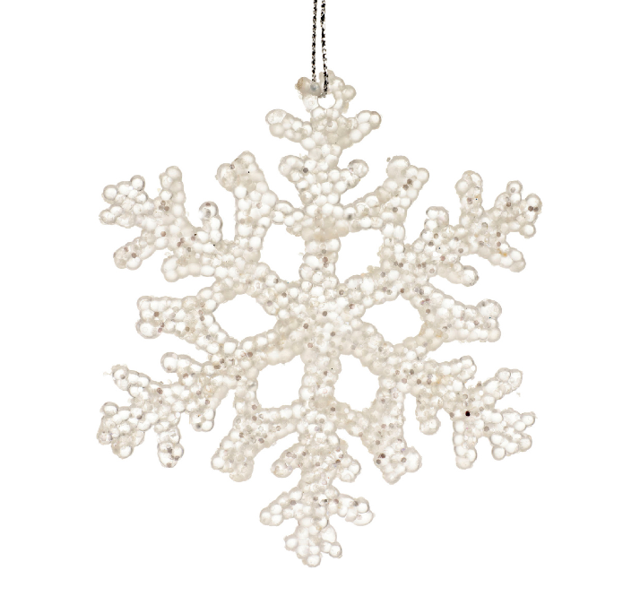 Snowflake plastic glitter 3ass