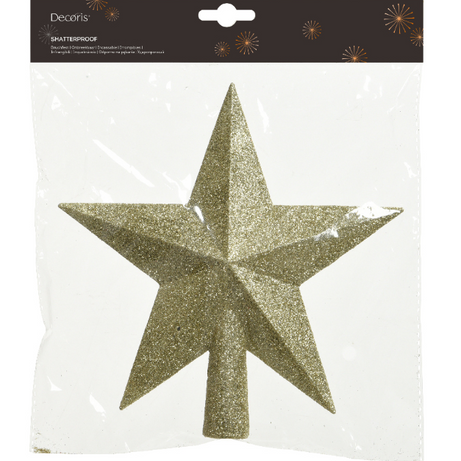 Treetopper star light gold