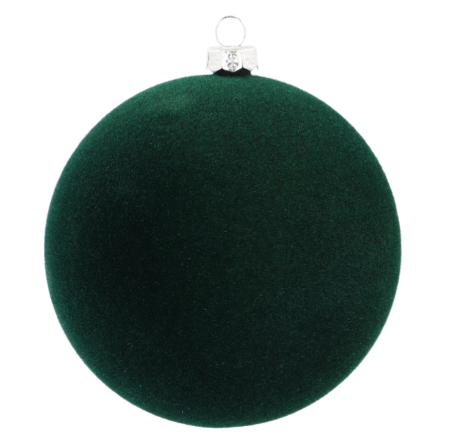 20cm ball Dark Green Velvet