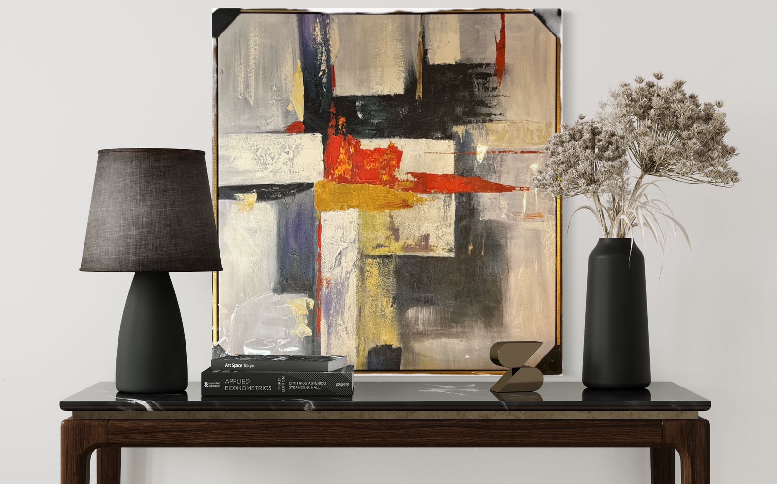 orange painting 80x80