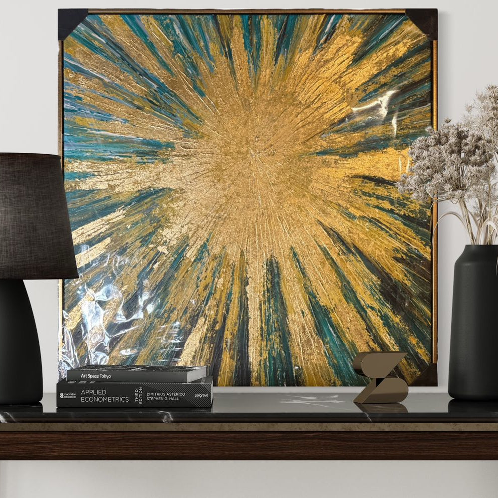 firework painting 80x80