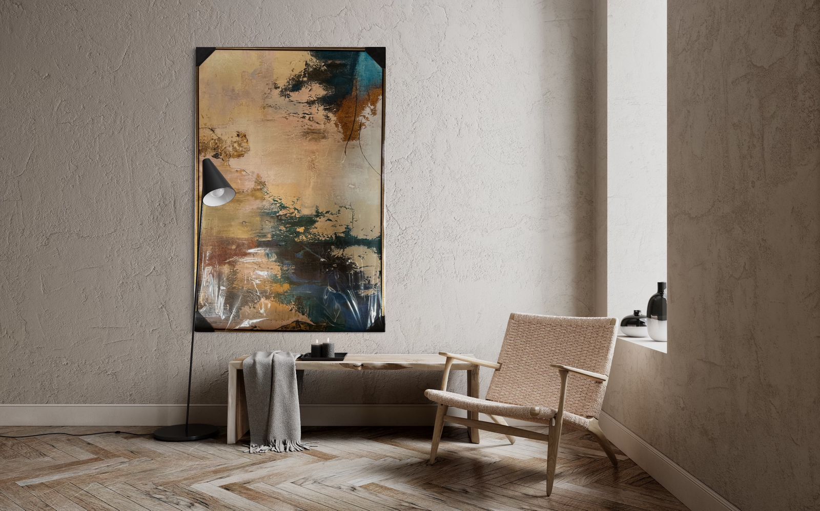 Earth painting 70x100