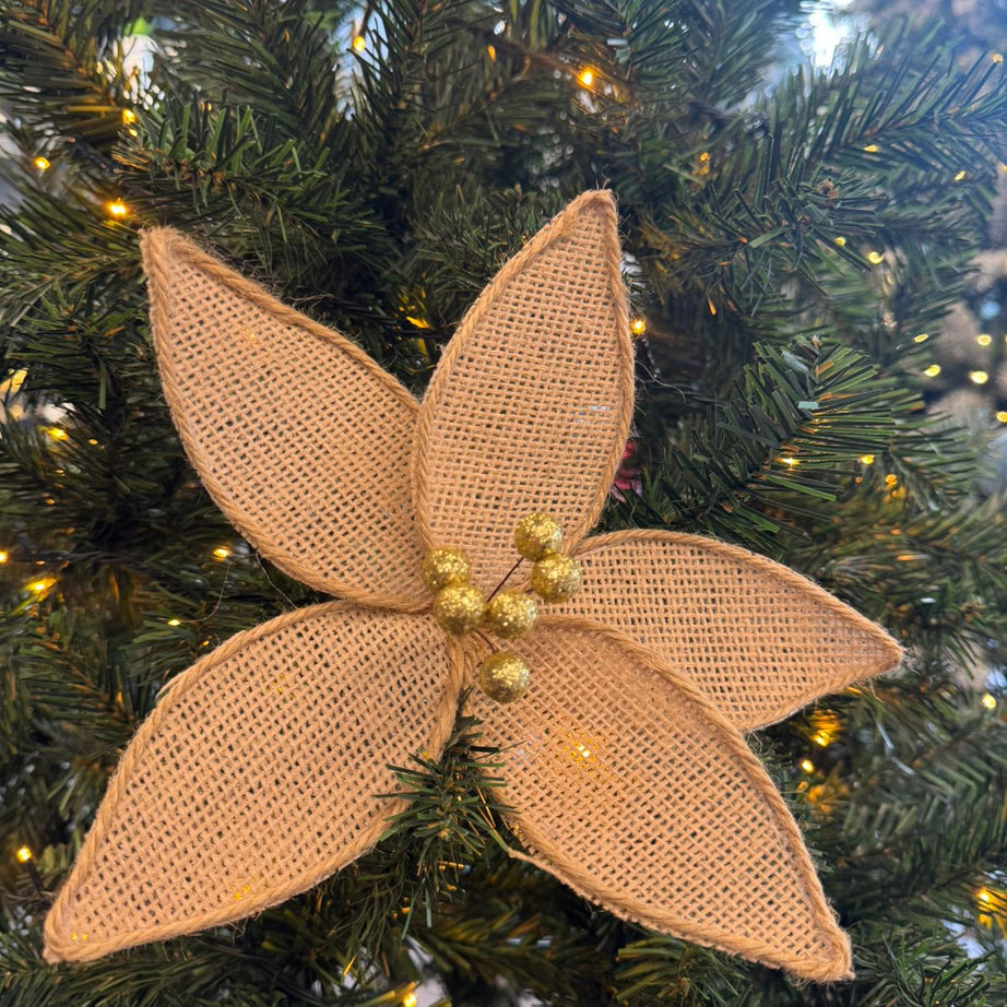 Brown Christmas Decorative Flower