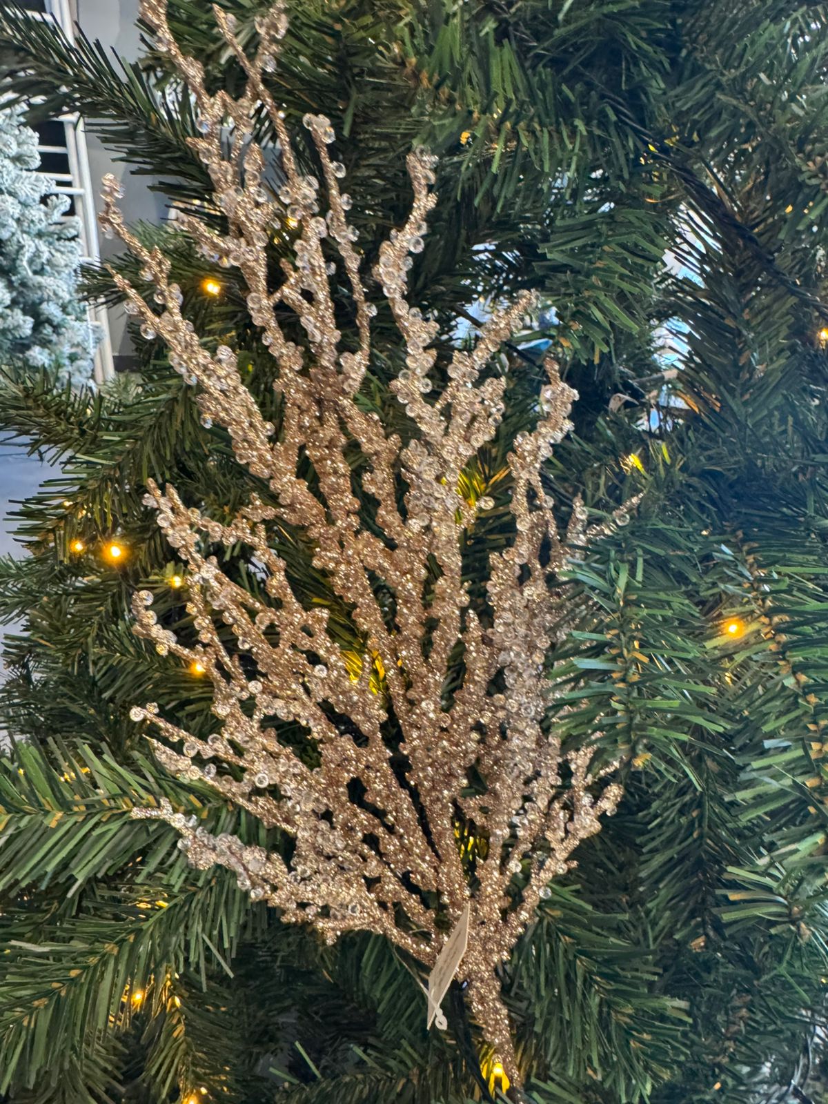 Crystal and Gold Holiday Branch – Style 2