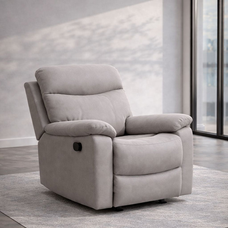 Grey recliner