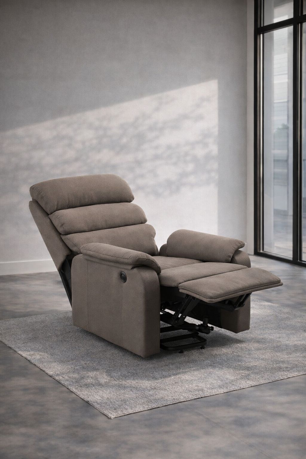 Beige recliner
