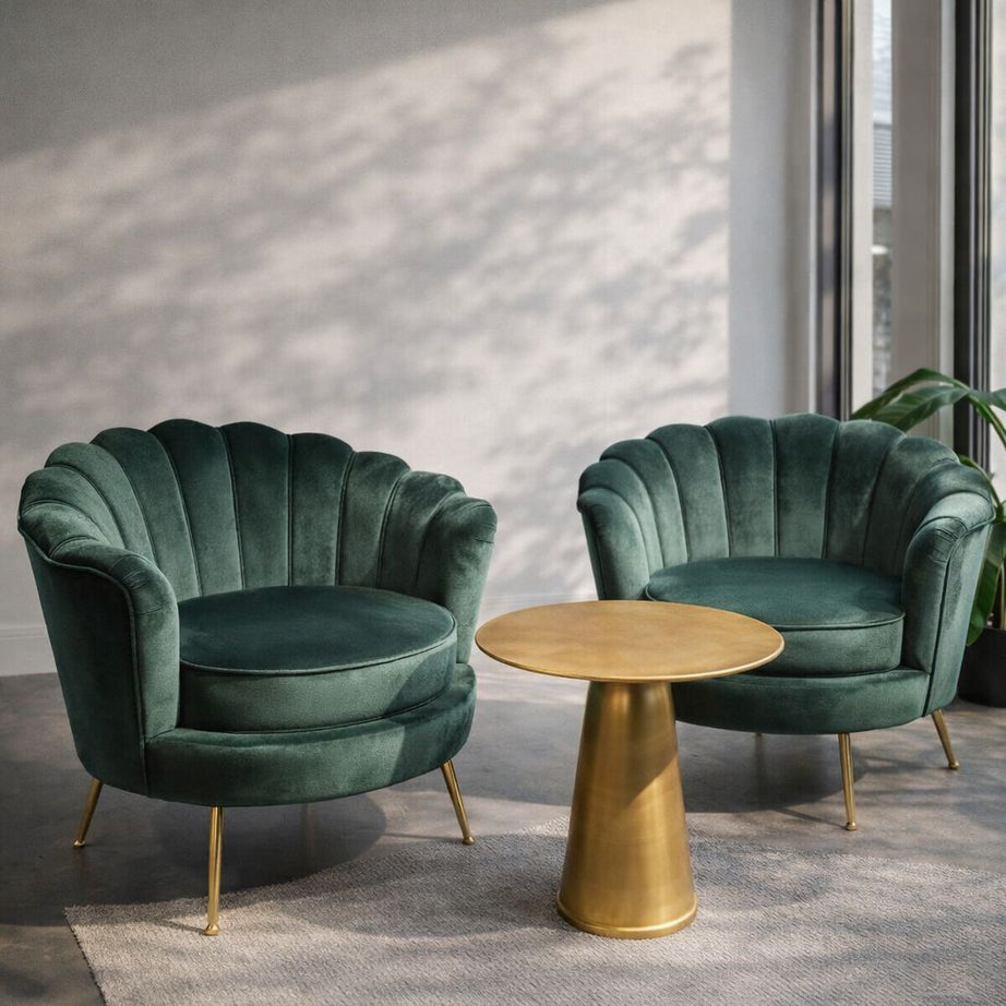 Green Velvet armchair