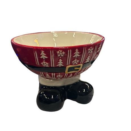 Christmas Santa pants bowl