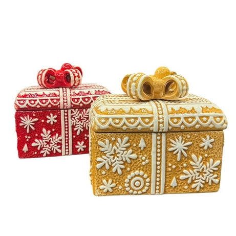 Christmas Candy box red/or Brown  big size