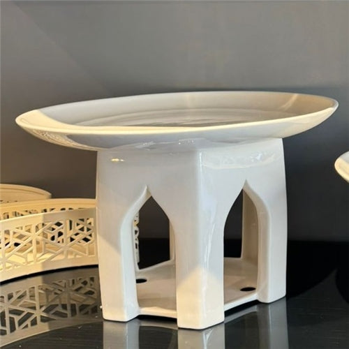 ceramic open doors plate Long