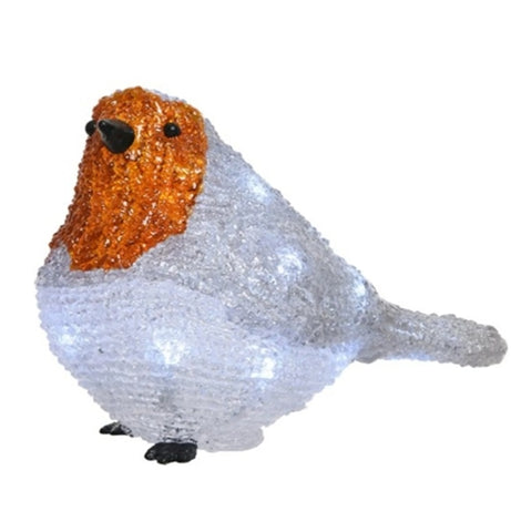 LED robin acrylic robin steady BO outdoor