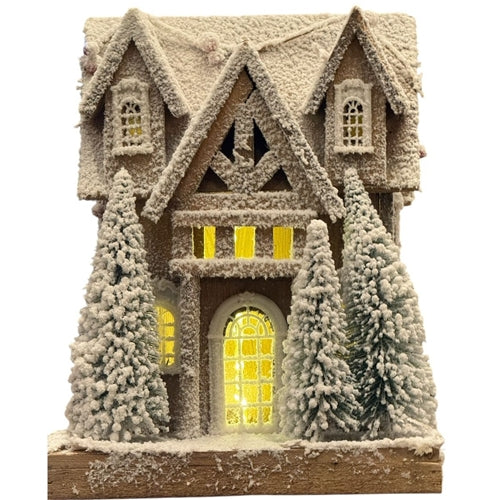 white christmas house Big size (Lights up)