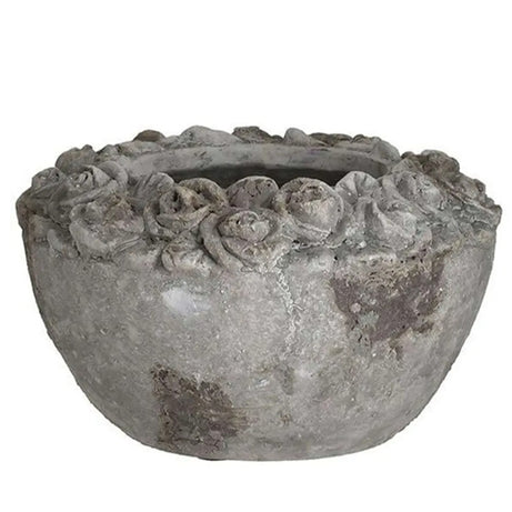 CEMENT BOWL ANTIQUE GREY/BEIGE 4