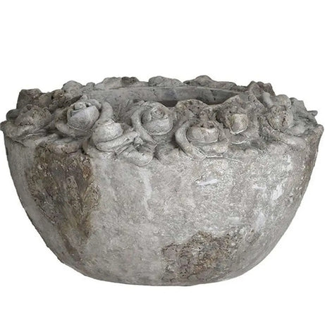 CEMENT BOWL ANTIQUE GREY/BEIGE 3