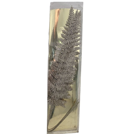 Silver pine tree decorative