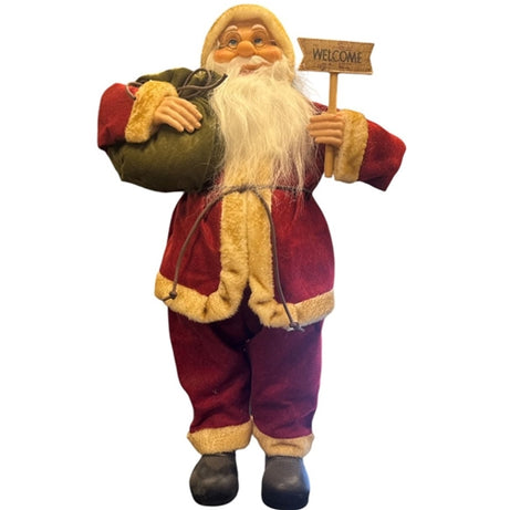 Red Santa Claus L 60 cm