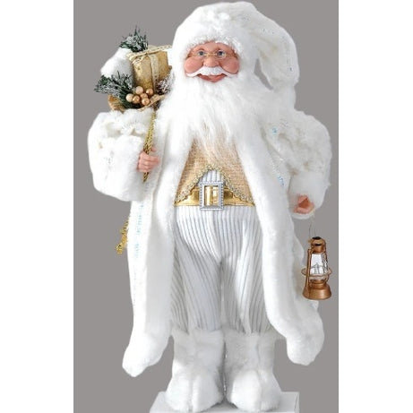 Standing gold Santa