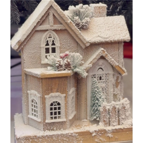 White christmas house small