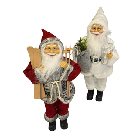 Santa Claus Christmas decor (Red or white) L