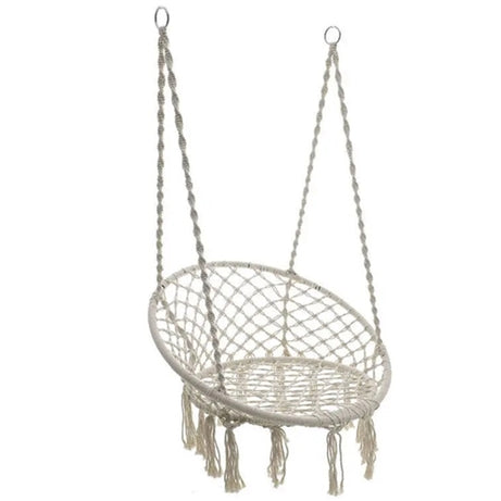 ROPE HAMMOCK IN CREME COLOR