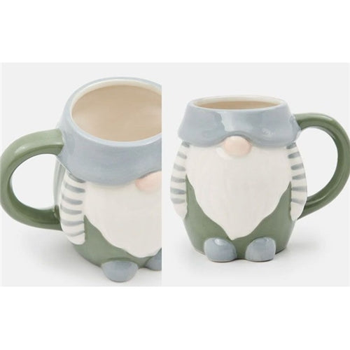 Olive green christmas mug