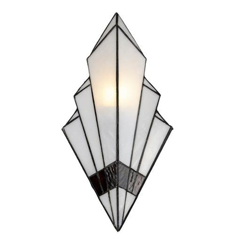 Black tiffany wall light