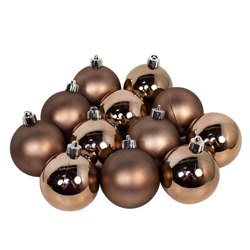 6cm/12pcs Ball bronze pack
