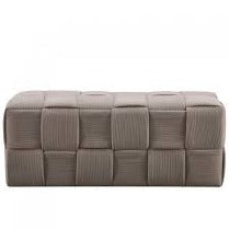 Fabric bench Grey