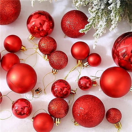 Christmas decorative balls ( RED )