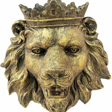 Decoration lion golden  figure