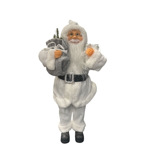 white Santa Claus M 45 cm