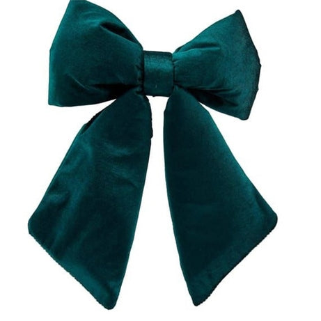 Dark green Christmas bow big size