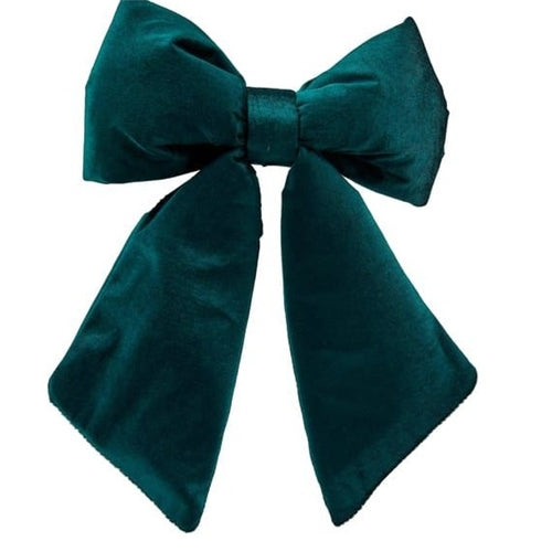 Dark green Christmas bow big size